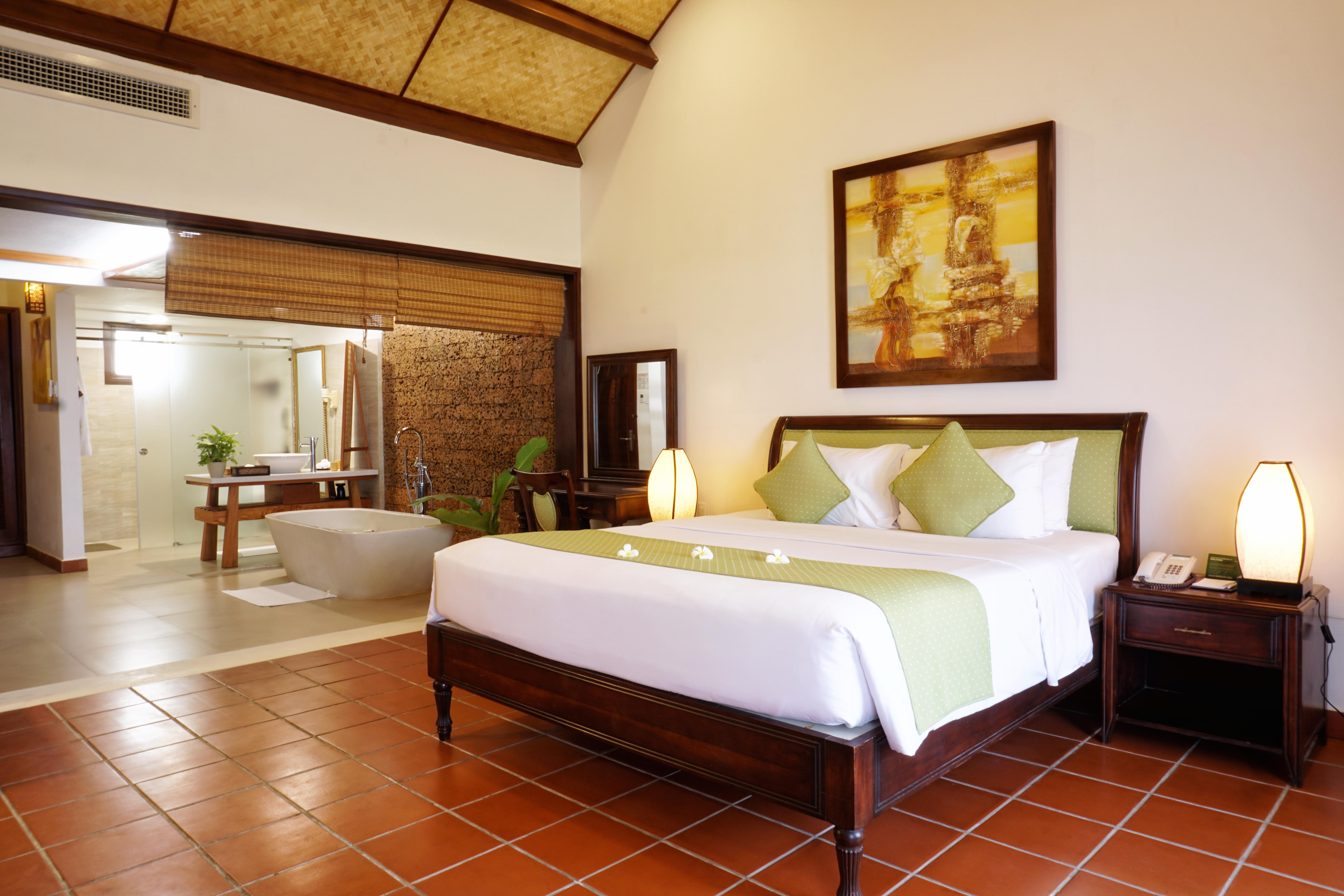 Palm Garden Beach Resort & Spa Hội An Kültér fotó A bedroom at the resort